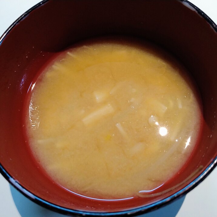 えのきともやしの味噌汁